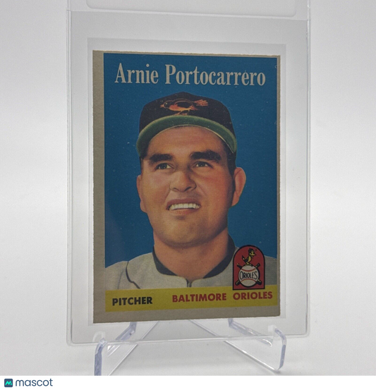 1958 Topps Arnie Portocarrero Baseball Card #465 EX Quality FREE SHIPPING