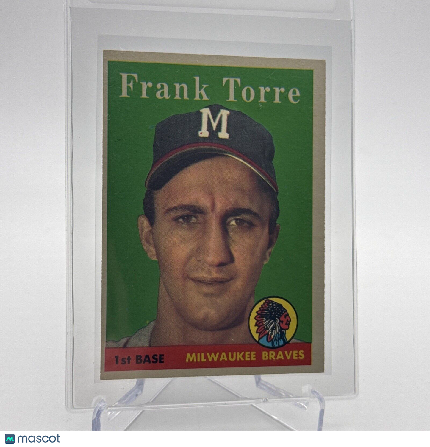 1958 Topps Frank Torre Baseball Card #117 EX Quality #4 FREE SHIPPING
