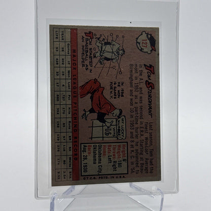 1958 Topps Tom Sturdivant Baseball Card #127 EX Quality #6 FREE SHIPPING