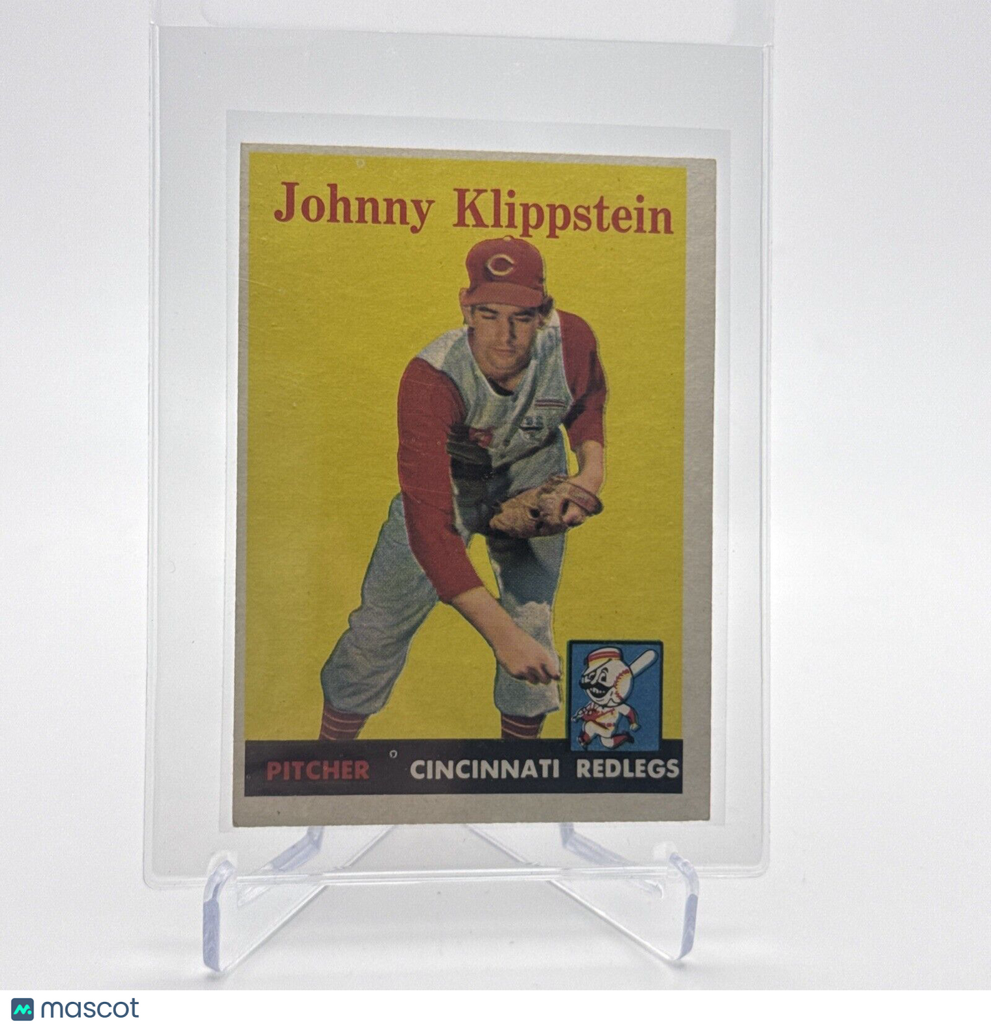 1958 Topps Johnny Klippstein Baseball Card #242 EX Quality FREE SHIPPING