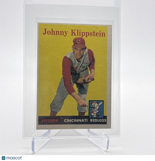 1958 Topps Johnny Klippstein Baseball Card #242 EX Quality FREE SHIPPING