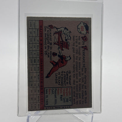 1958 Topps Don Ferrarese Baseball Card #469 EX Quality FREE SHIPPING