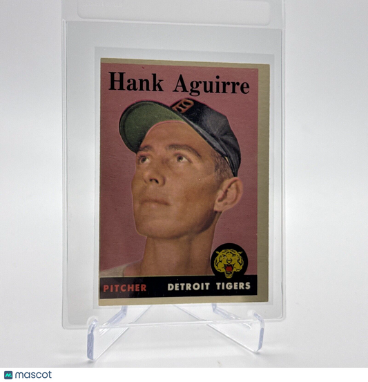 1958 Topps Hank Aguirre Baseball Card #337 EX Quality #3 FREE SHIPPING
