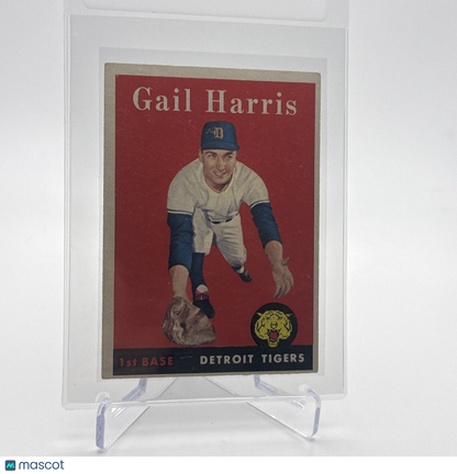 1958 Topps Gail Harris Baseball Card #309 EX Quality FREE SHIPPING