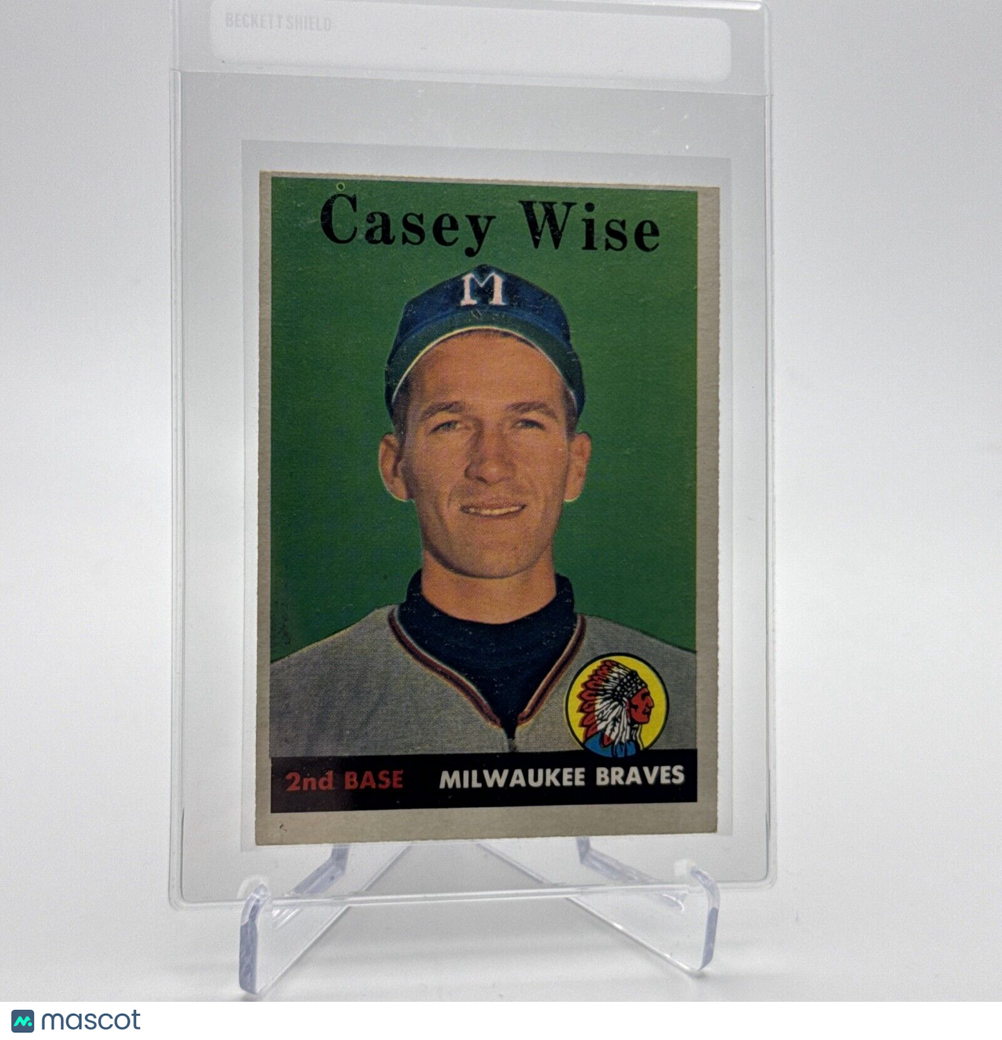 1958 Topps Casey Wise Baseball Card #247 EX Quality #2 FREE SHIPPING