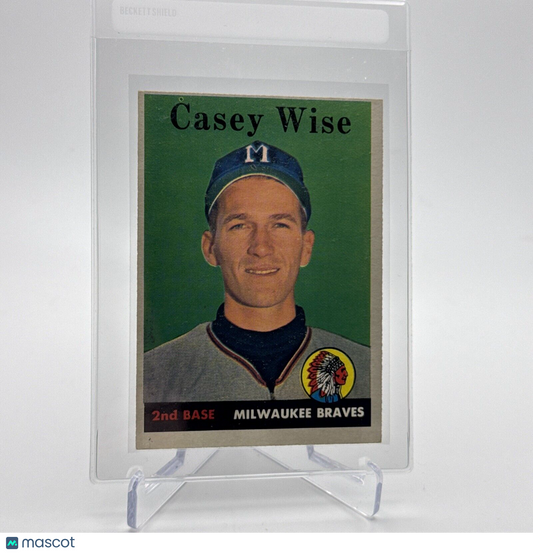 1958 Topps Casey Wise Baseball Card #247 EX Quality #2 FREE SHIPPING