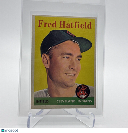 1958 Topps Fred Hatfield Baseball Card #339 EX Quality #2 FREE SHIPPING
