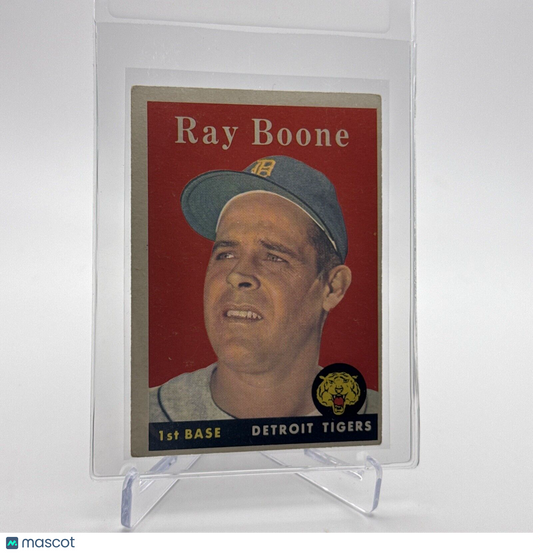 1958 Topps Ray Boone Baseball Card #185 EX Quality #3 FREE SHIPPING