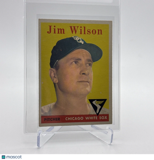 1958 Topps Jim Wilson Baseball Card #163 EX Quality #3 FREE SHIPPING