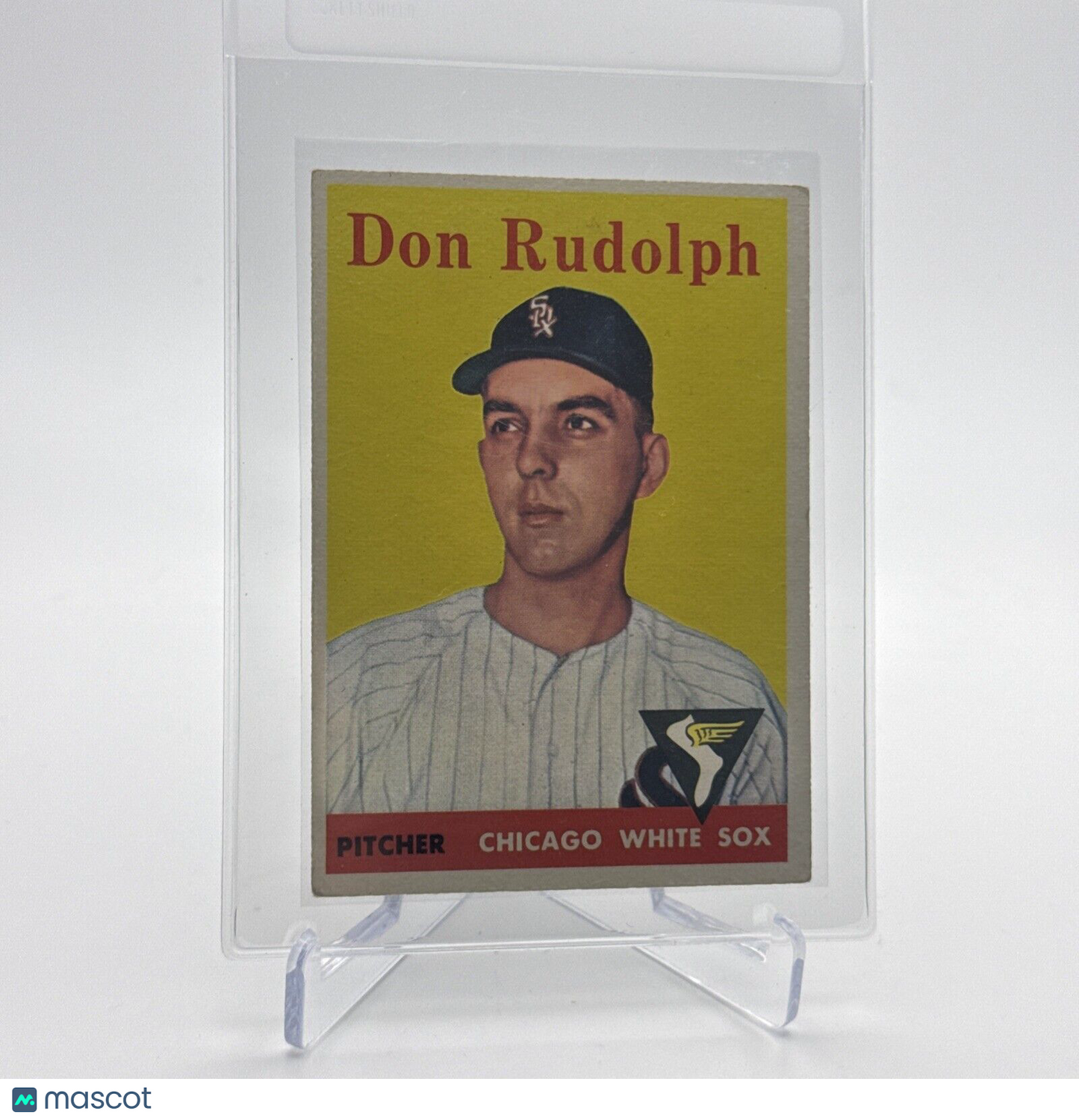 1958 Topps Don Rudolph Rookie Baseball Card #347 EX Quality FREE SHIPPING