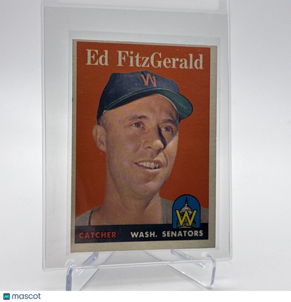 1958 Topps Ed Fitzgerald Baseball Card #236 EX Quality #2 FREE SHIPPING