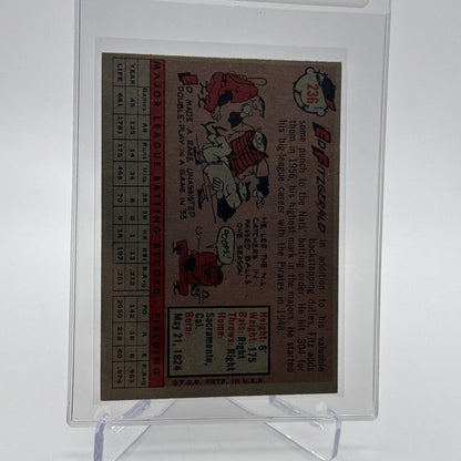 1958 Topps Ed Fitzgerald Baseball Card #236 EX Quality #2 FREE SHIPPING