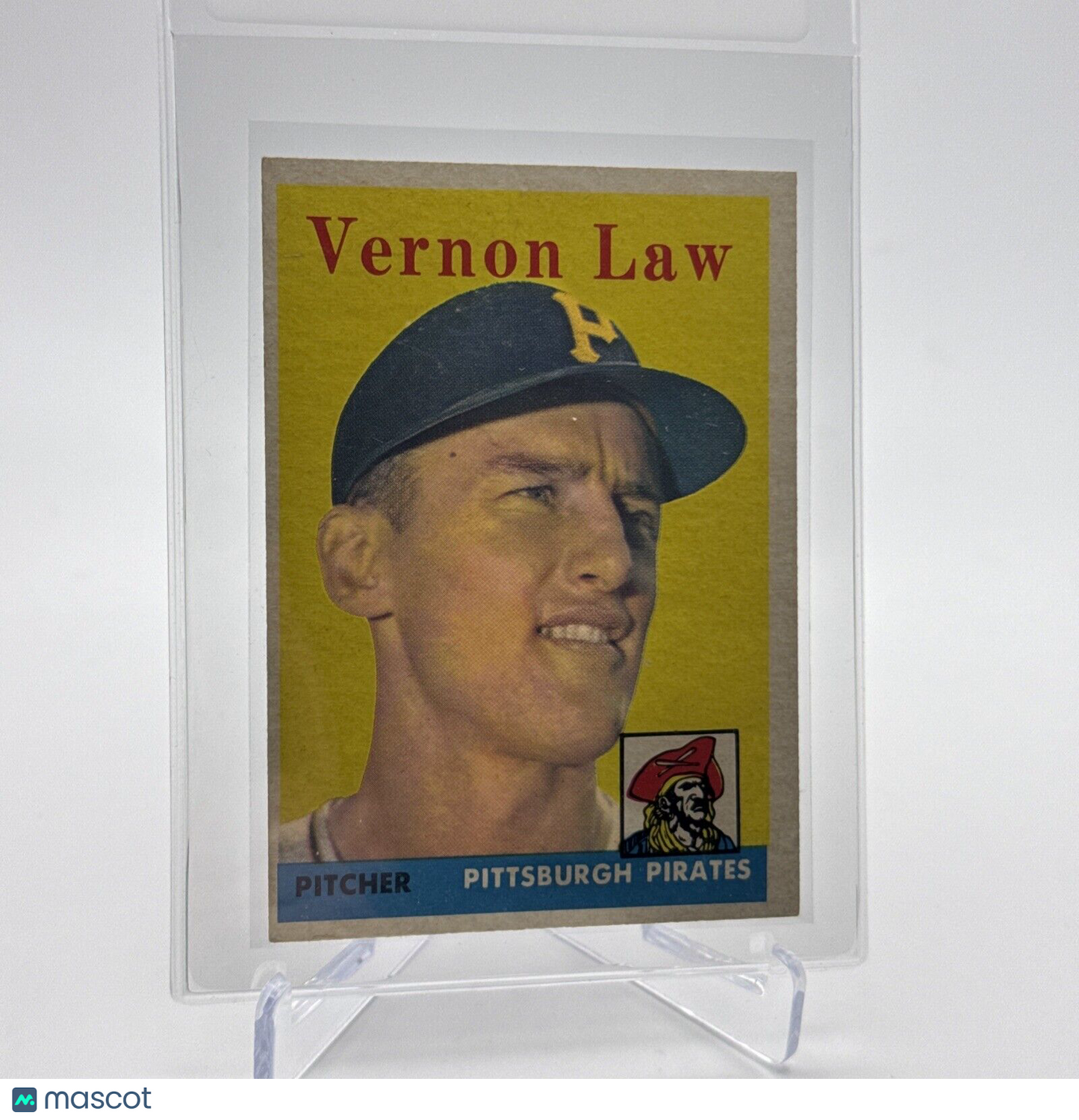 1958 Topps Vernon Law Baseball Card #132 EX Quality #3 FREE SHIPPING