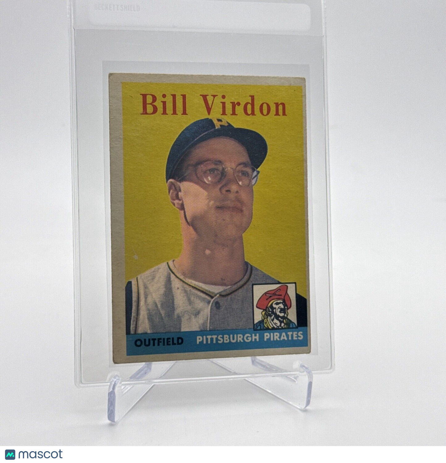 1958 Topps Bill Virdon Baseball Card #198 EX Quality #3 FREE SHIPPING