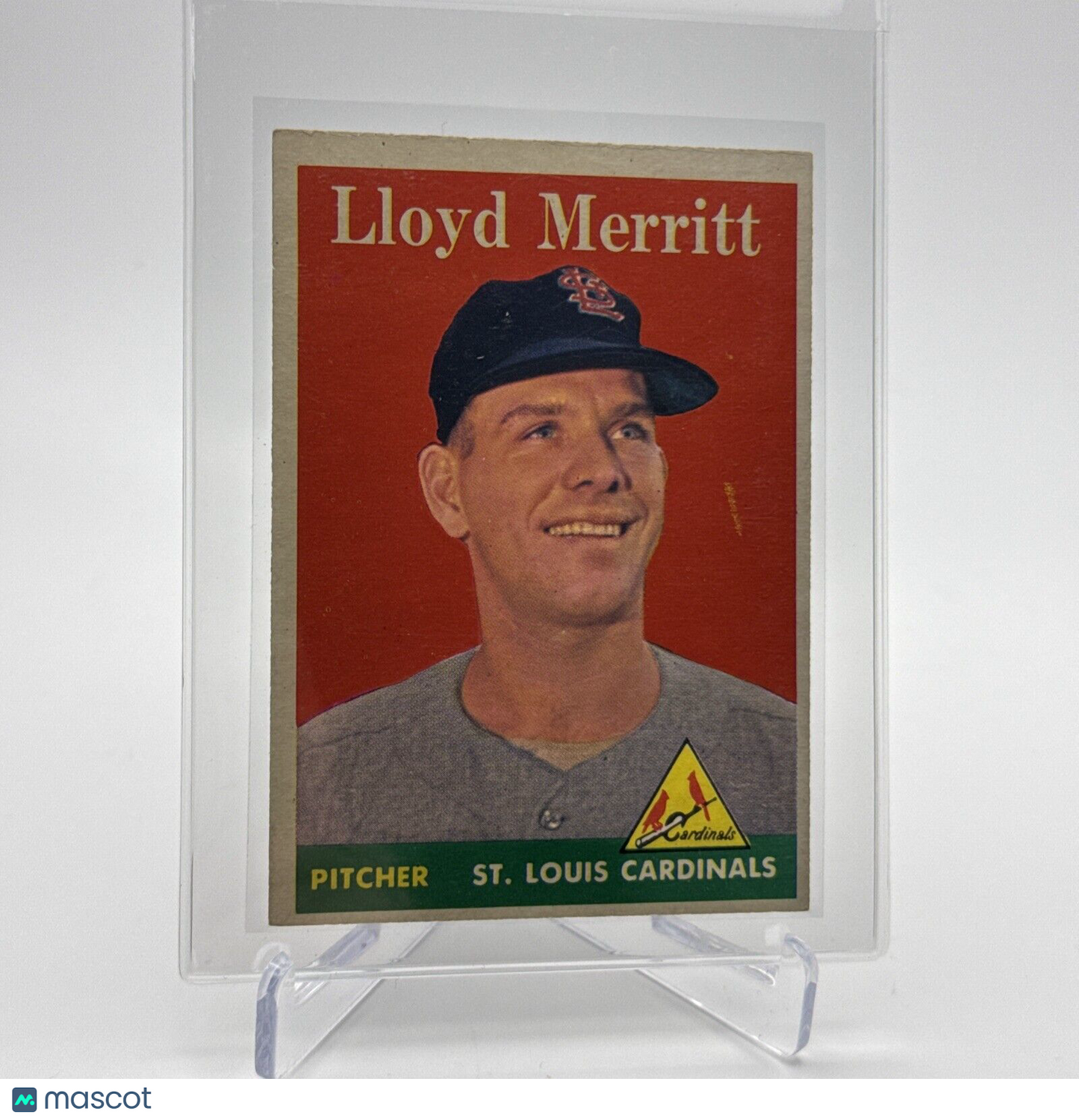 1958 Topps Lloyd Merritt Rookie Baseball Card #231 EX Quality #2  FREE SHIPPING