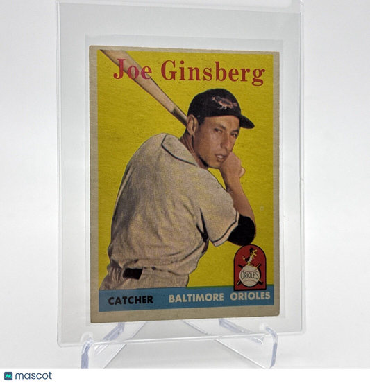 1958 Topps Joe Ginsberg Baseball Card #67 EX Quality #3 FREE SHIPPING