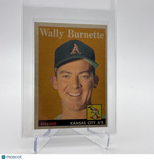 1958 Topps Wally Burnette Baseball Card #69 EX Quality #3 FREE SHIPPING