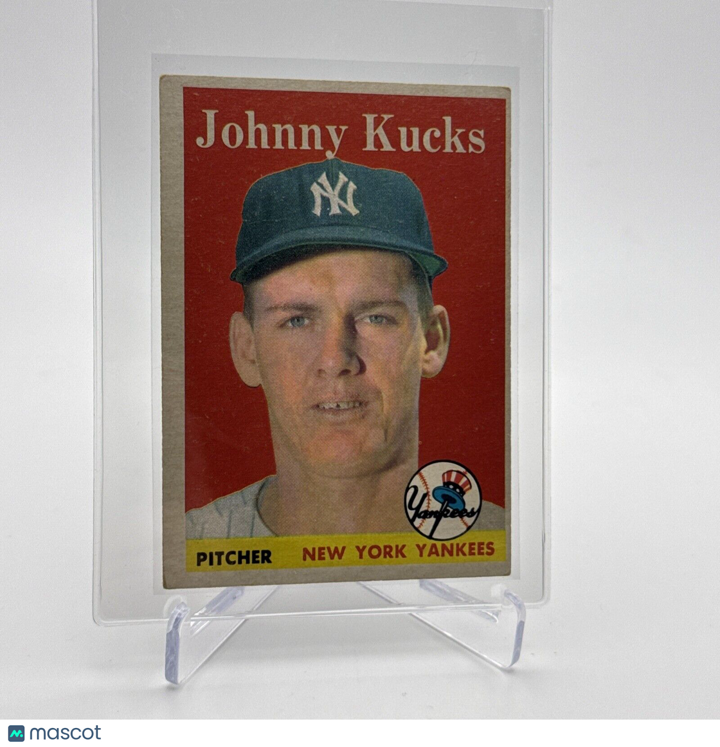 1958 Topps Johnny Kucks Baseball Card #87 EX Quality #3 FREE SHIPPING
