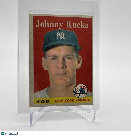 1958 Topps Johnny Kucks Baseball Card #87 EX Quality #3 FREE SHIPPING