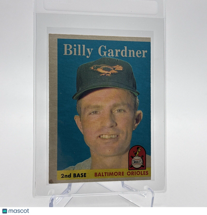 1958 Topps Billy Gardner Baseball Card #105 EX Quality #3 FREE SHIPPING