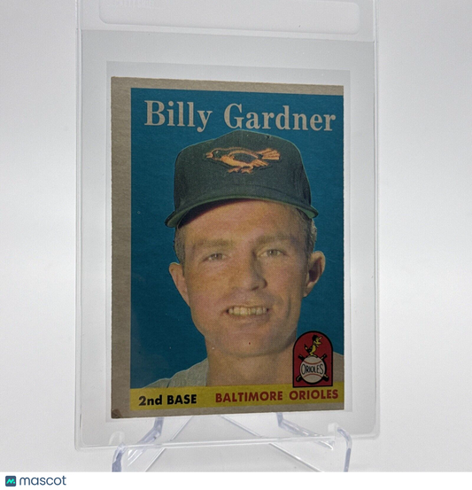 1958 Topps Billy Gardner Baseball Card #105 EX Quality #3 FREE SHIPPING