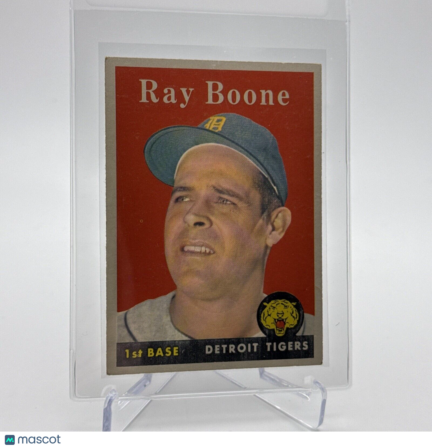 1958 Topps Ray Boone Baseball Card #185 EX Quality #2 FREE SHIPPING
