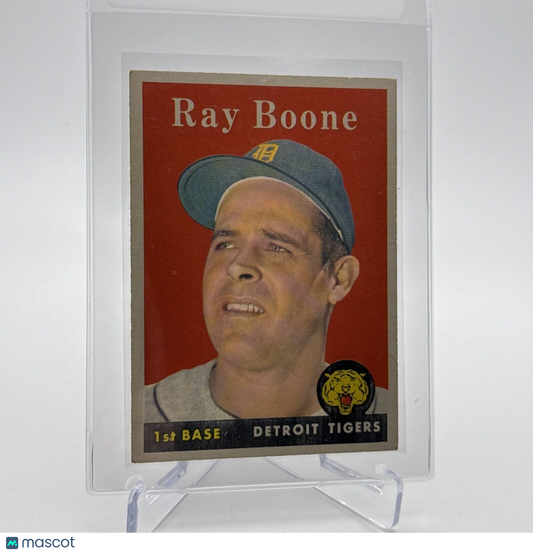 1958 Topps Ray Boone Baseball Card #185 EX Quality #2 FREE SHIPPING