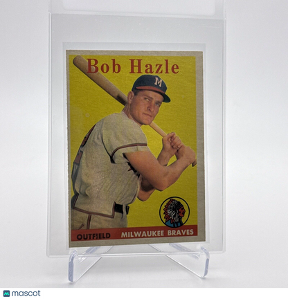 1958 Topps Bob Hazle Baseball Card #83 EX Quality FREE SHIPPING