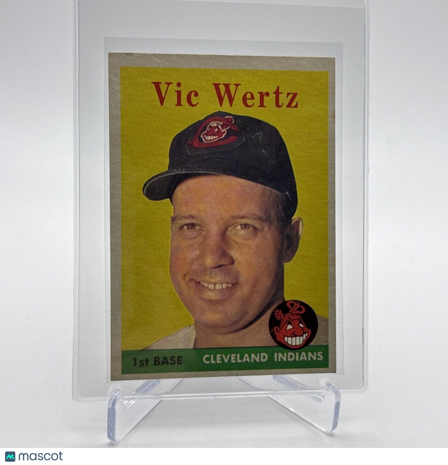 1958 Topps Vic Wertz Baseball Card #170 EX Quality #2 FREE SHIPPING