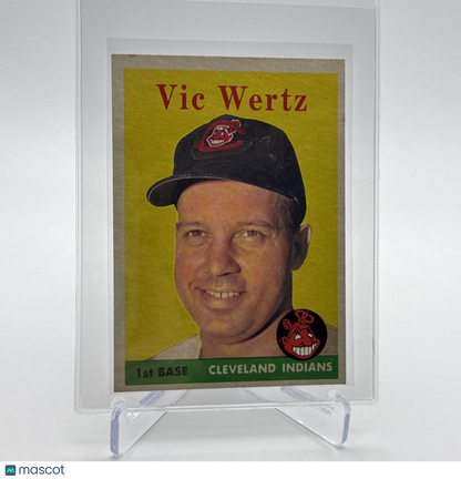 1958 Topps Vic Wertz Baseball Card #170 EX Quality #2 FREE SHIPPING