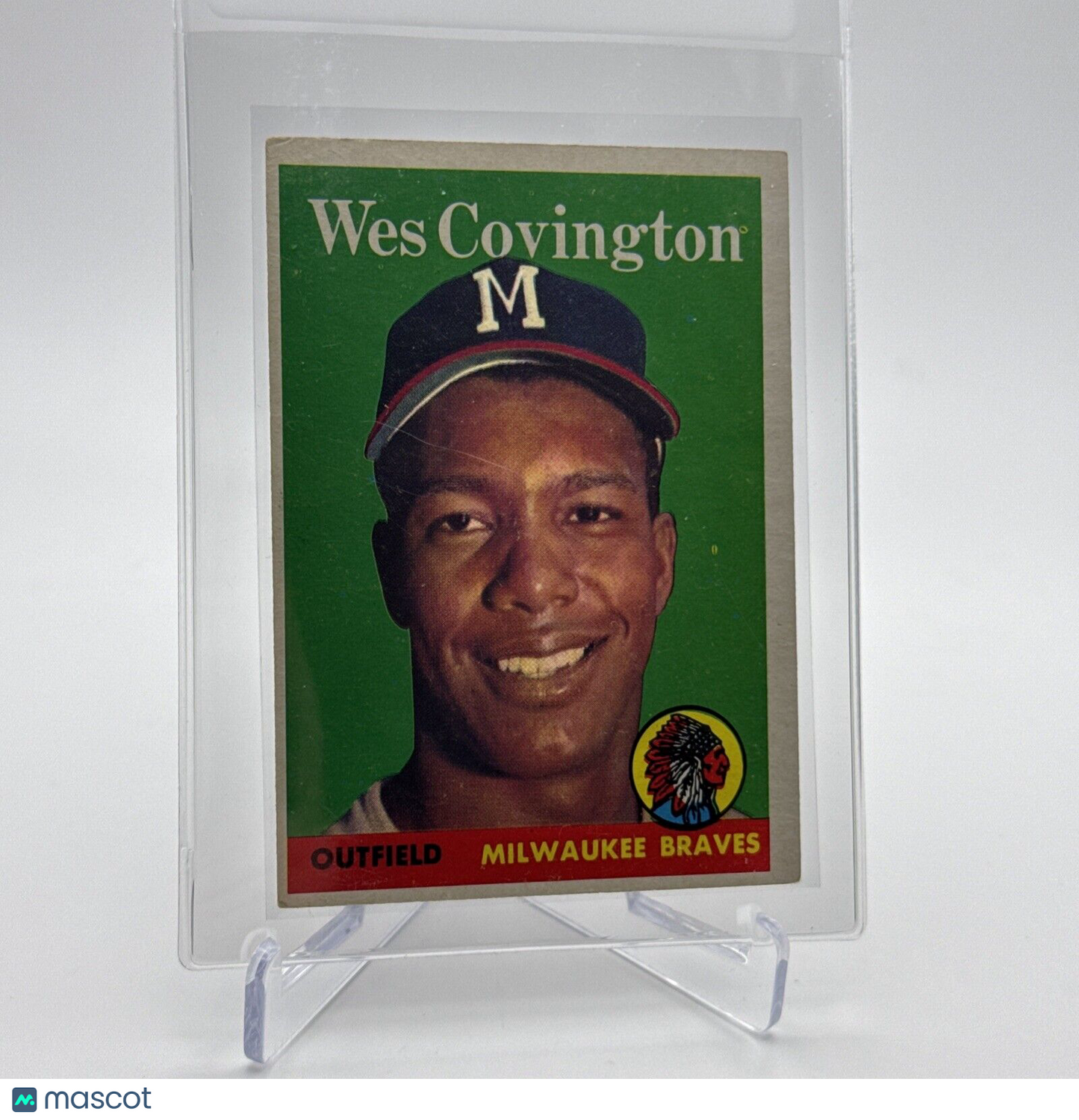 1958 Topps Wes Covington Baseball Card #140 EX Quality #2 FREE SHIPPING
