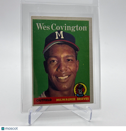 1958 Topps Wes Covington Baseball Card #140 EX Quality #2 FREE SHIPPING