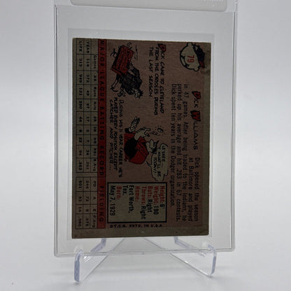 1958 Topps Dick Williams Baseball Card #79 EX Quality #2 FREE SHIPPING