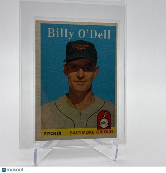 1958 Topps Billy O'Dell Baseball Card #84 EX Quality FREE SHIPPING