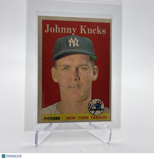 1958 Topps Johnny Kucks Baseball Card #87 EX Quality #7 FREE SHIPPING