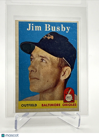 1958 Topps Jim Busby Baseball Card #28 EX Quality #5 FREE SHIPPING