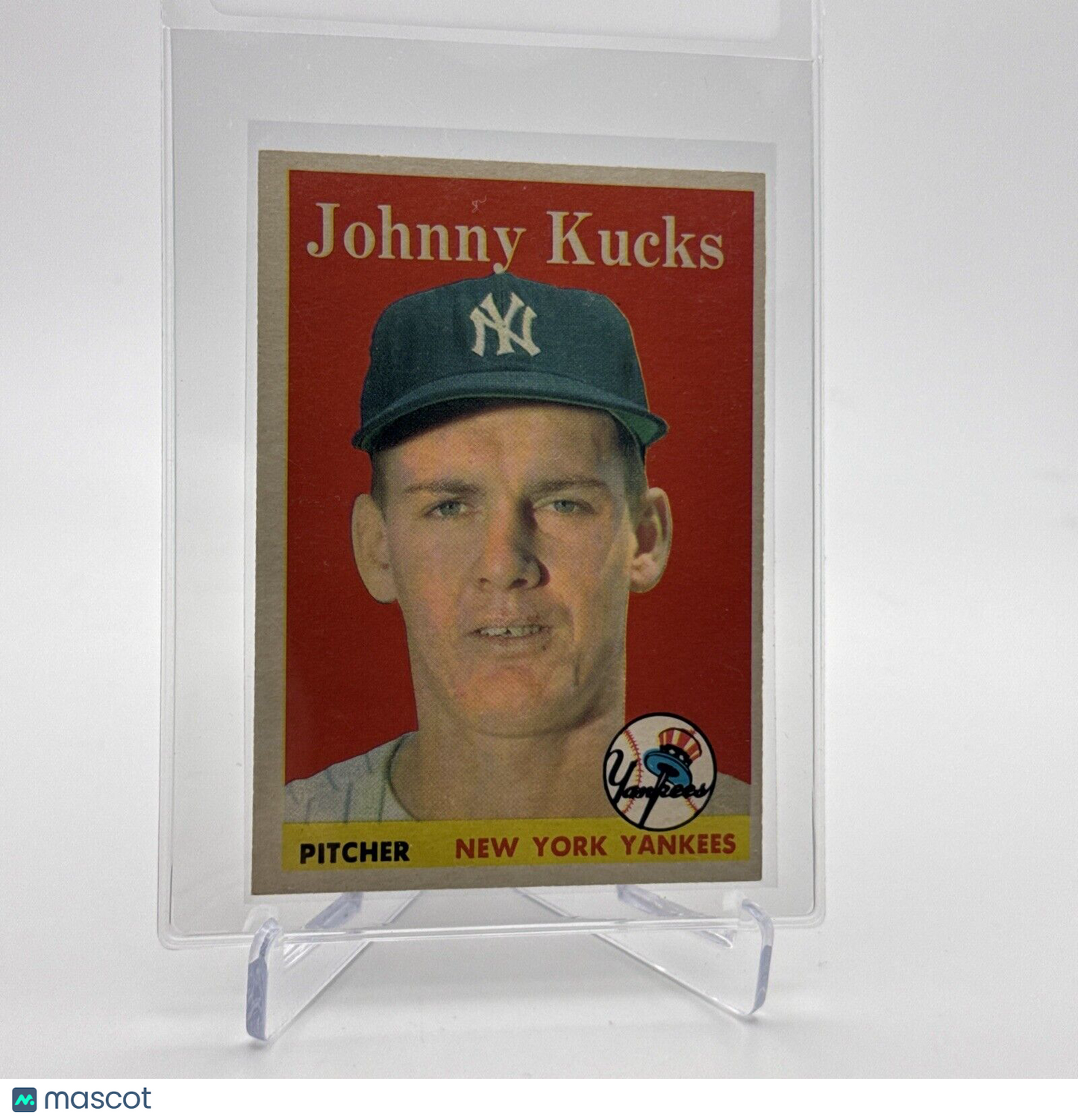 1958 Topps Johnny Kucks Baseball Card #87 EX Quality #6 FREE SHIPPING