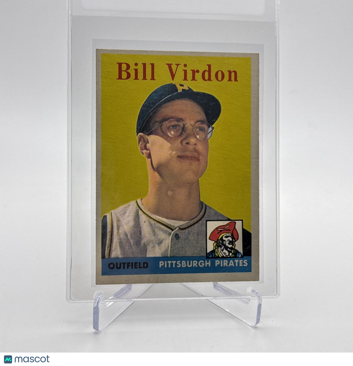 1958 Topps Bill Virdon Baseball Card #198 EX Quality #2 FREE SHIPPING