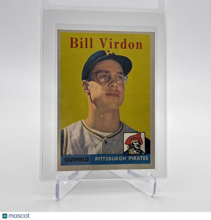 1958 Topps Bill Virdon Baseball Card #198 EX Quality #2 FREE SHIPPING