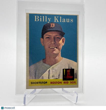 1958 Topps Billy Klaus Baseball Card #89 EX Quality #3 FREE SHIPPING