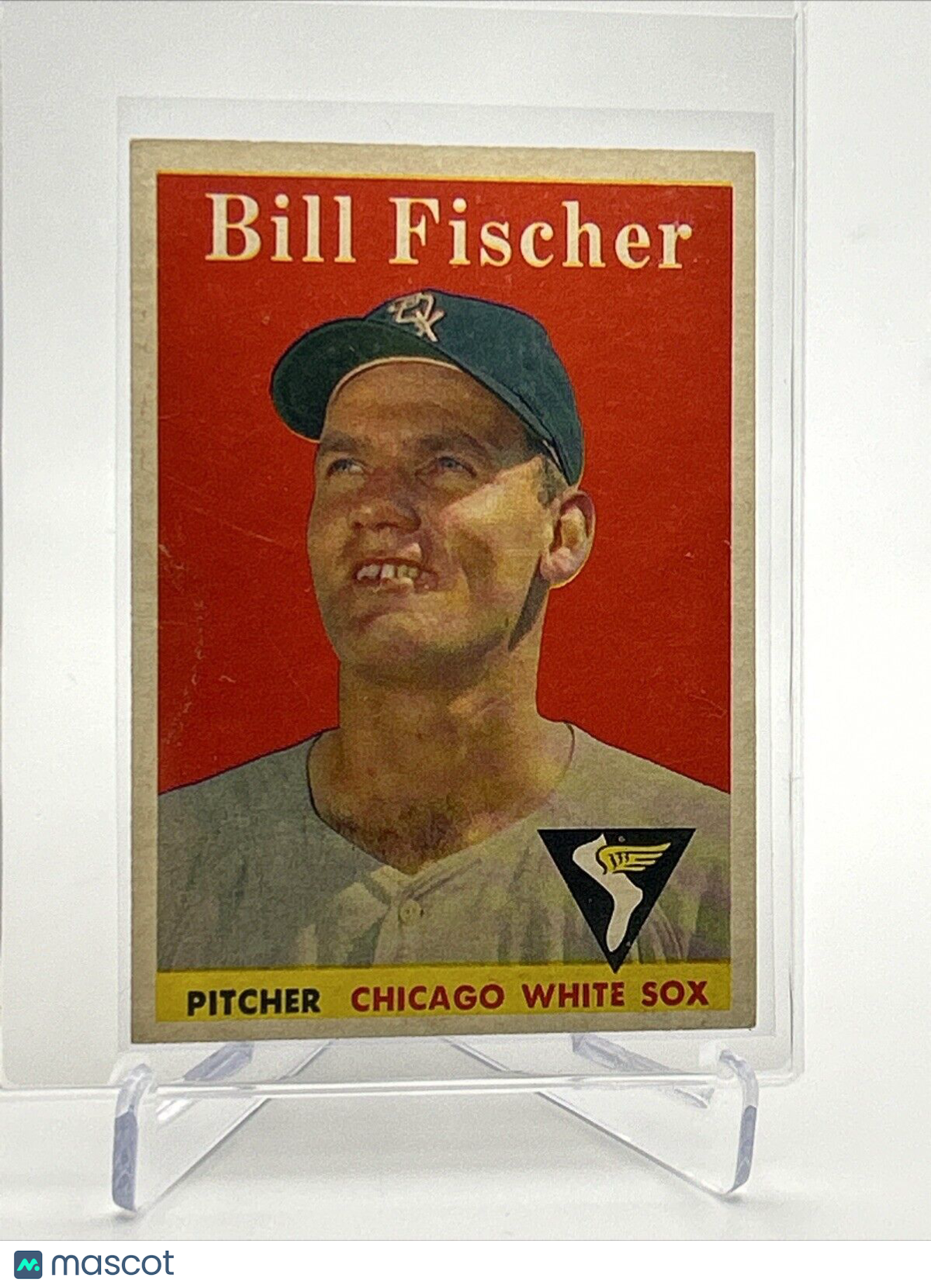 1958 Topps Bill Fischer Rookie Baseball Card #56 EX Quality #4 FREE SHIPPING