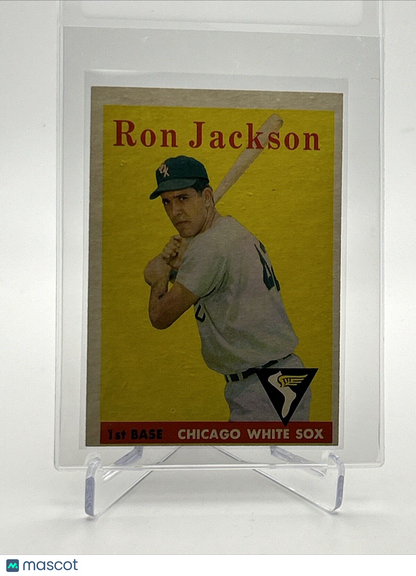 1958 Topps Ron Jackson Baseball Card #26 EX Quality #4 FREE SHIPPING