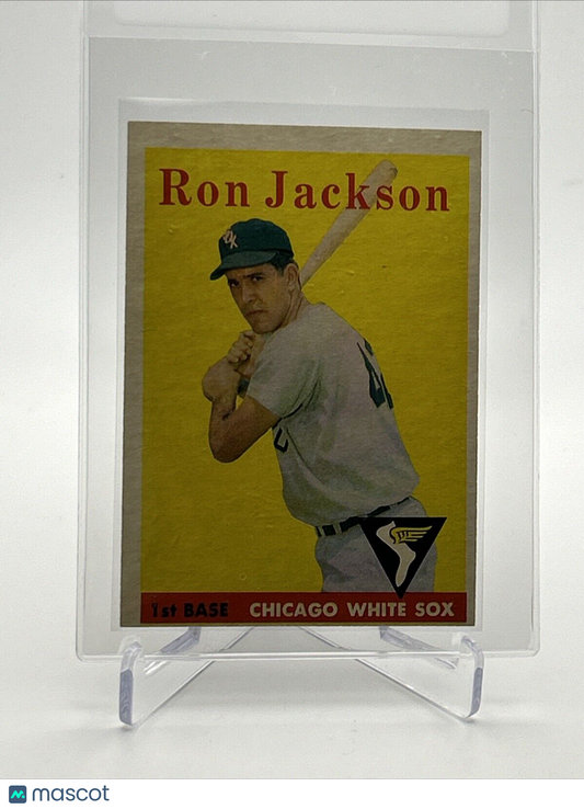 1958 Topps Ron Jackson Baseball Card #26 EX Quality #4 FREE SHIPPING