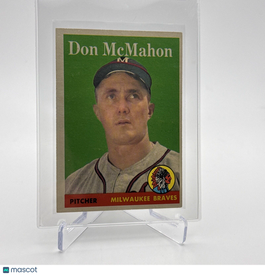 1958 Topps Don McMahon Rookie Baseball Card #147 EX Quality FREE SHIPPING