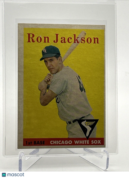 1958 Topps Ron Jackson Baseball Card #26 EX Quality #5 FREE SHIPPING