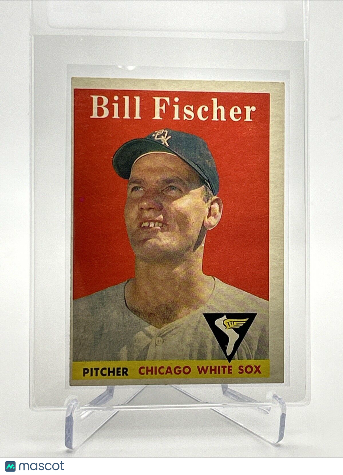 1958 Topps Bill Fischer Rookie Baseball Card #56 EX Quality #3 FREE SHIPPING
