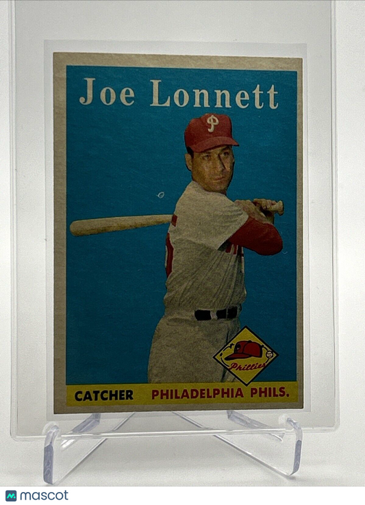 1958 Topps Joe Lonnett Baseball Card #64 EX Quality FREE SHIPPING