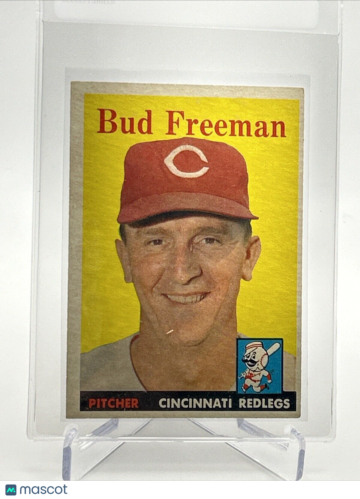1958 Topps Bud Freeman Baseball Card #27 EX Quality #5 FREE SHIPPING