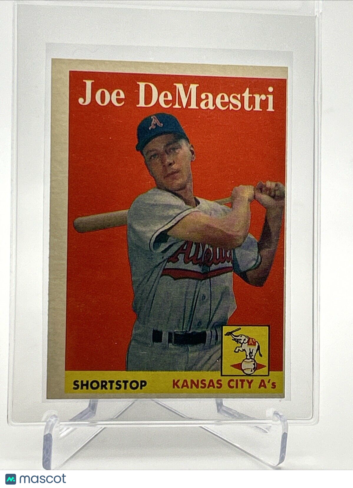 1958 Topps Joe DeMaestri Baseball Card #62 EX Quality #2 FREE SHIPPING