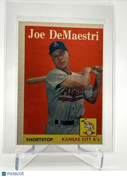 1958 Topps Joe DeMaestri Baseball Card #62 EX Quality #2 FREE SHIPPING